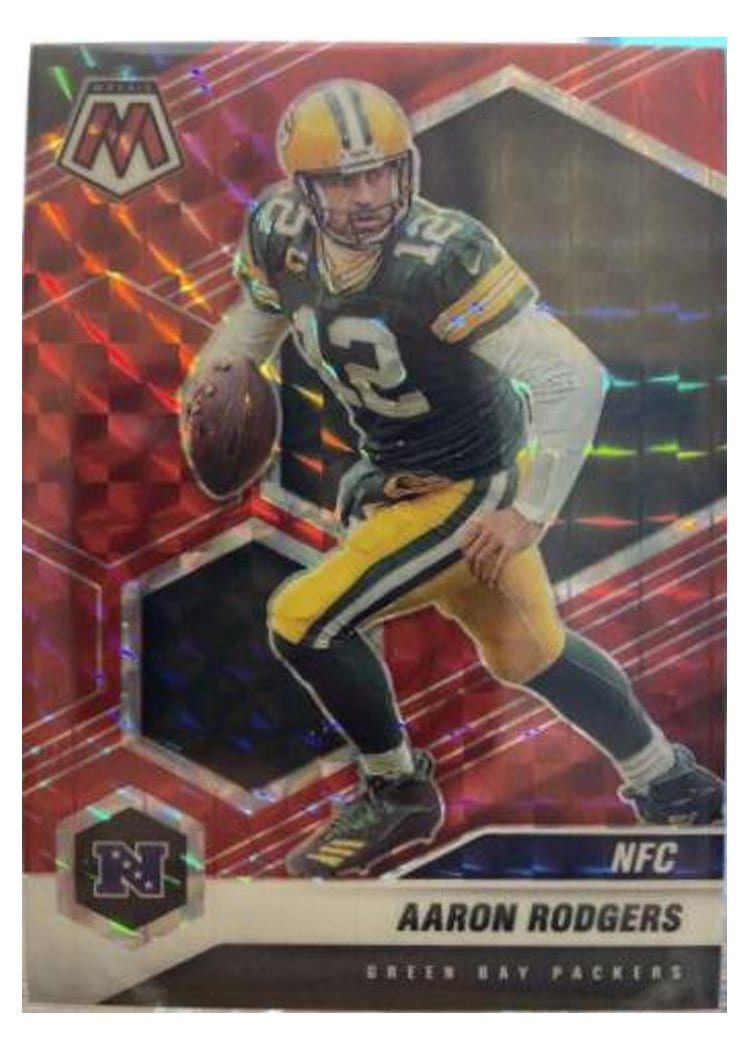 2021 Panini Mosaic Base Set Aaron Rodgers #206 card
