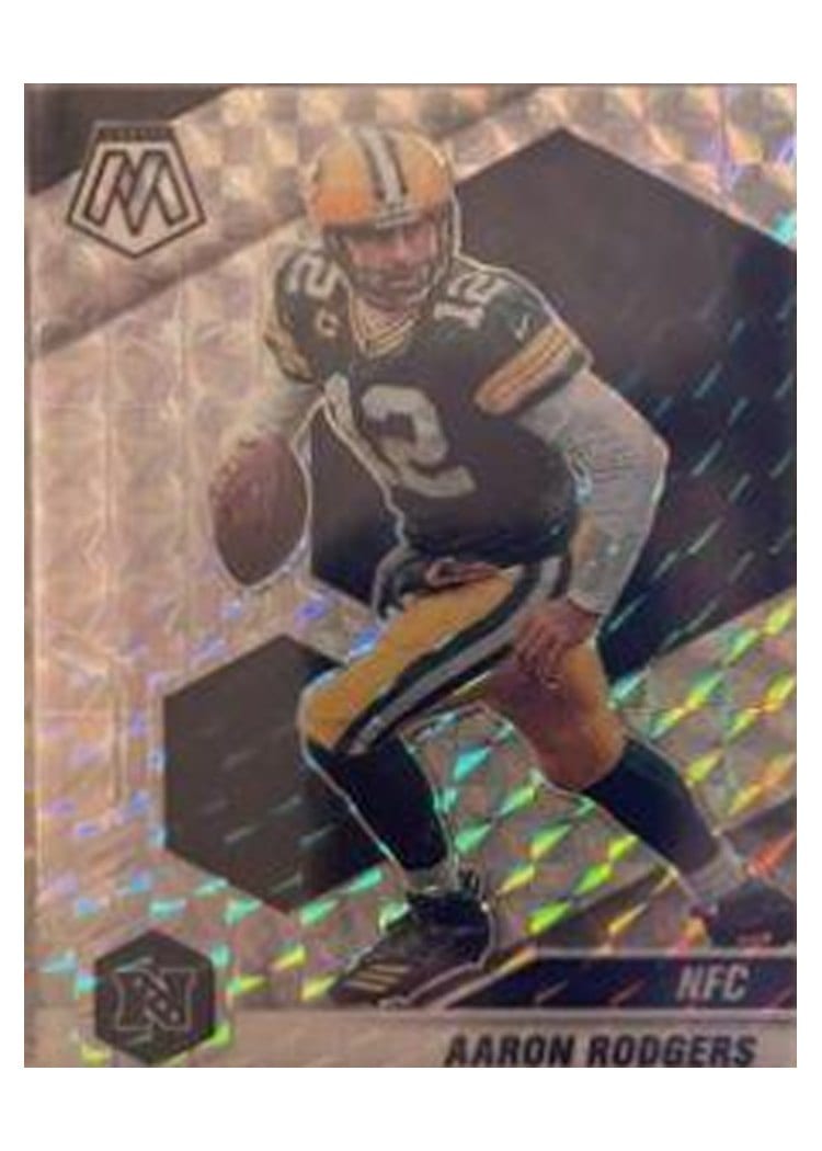 2021 Panini Mosaic Base Set Aaron Rodgers #206 card