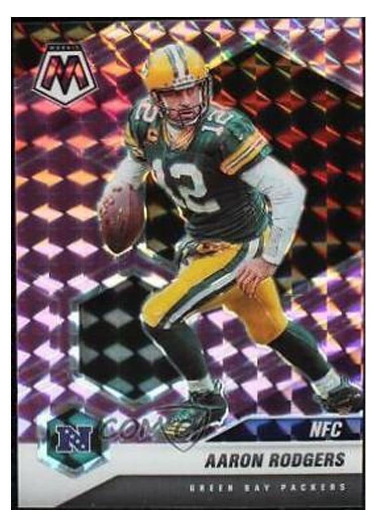 2021 Panini Mosaic Base Set Aaron Rodgers #206 card
