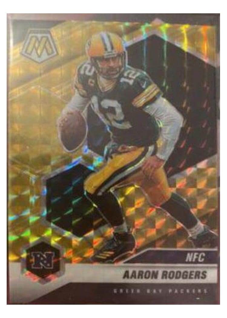 2021 Panini Mosaic Base Set Aaron Rodgers #206 card