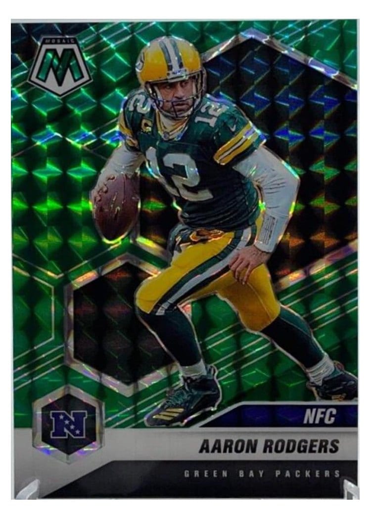 2021 Panini Mosaic Base Set Aaron Rodgers #206 card