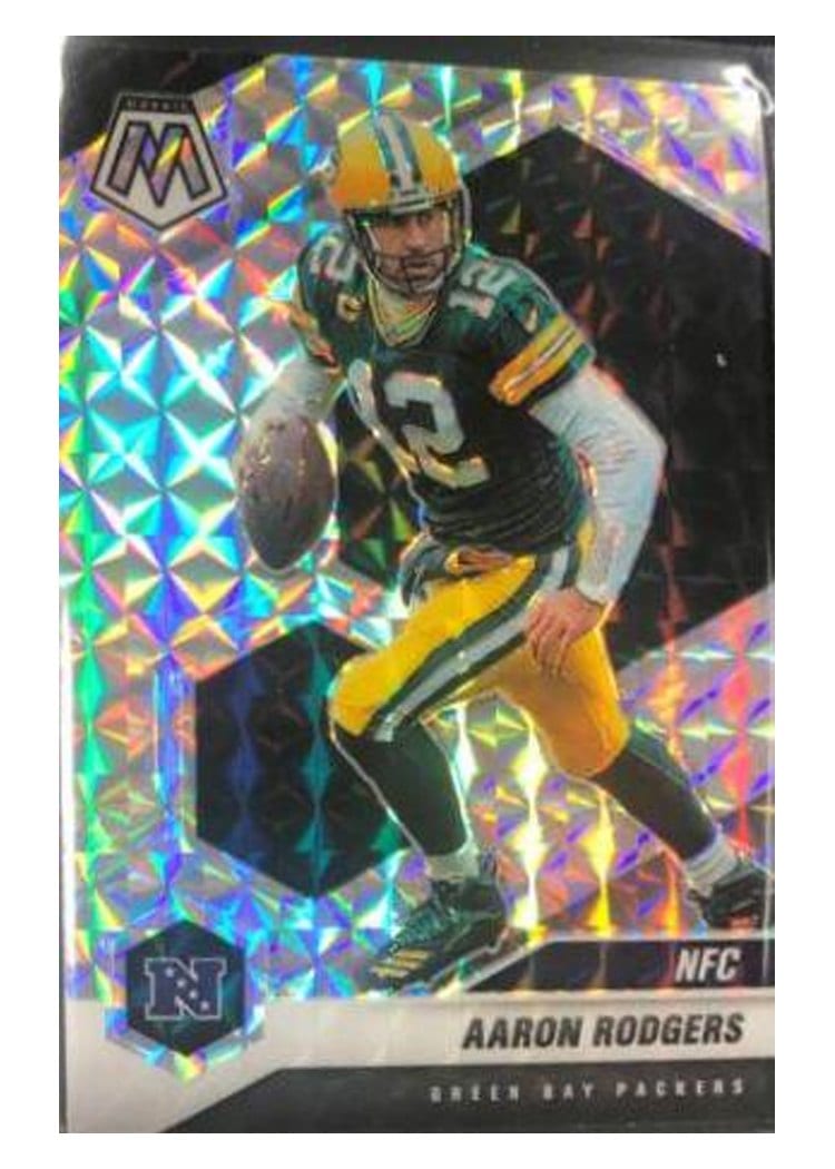 2021 Panini Mosaic Base Set Aaron Rodgers #206 card
