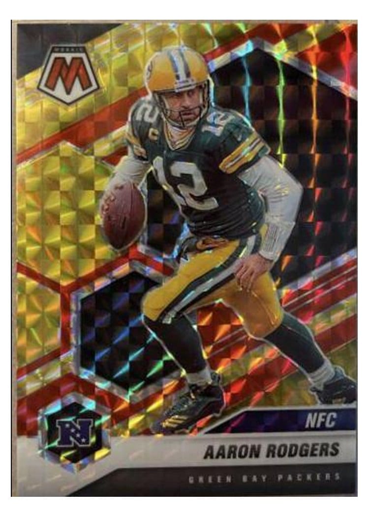 2021 Panini Mosaic Base Set Aaron Rodgers #206 card