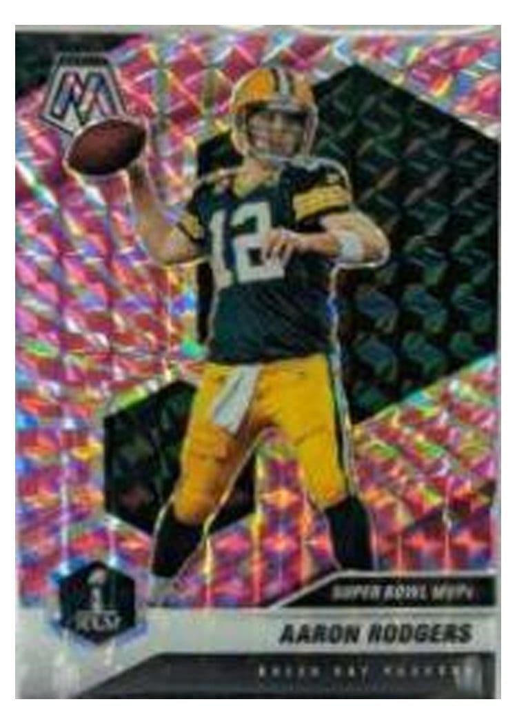2021 Panini Mosaic Base Set Aaron Rodgers #289 card