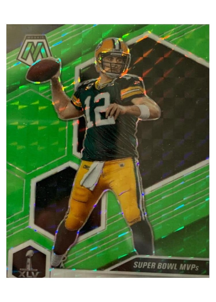 2021 Panini Mosaic Base Set Aaron Rodgers #289 card