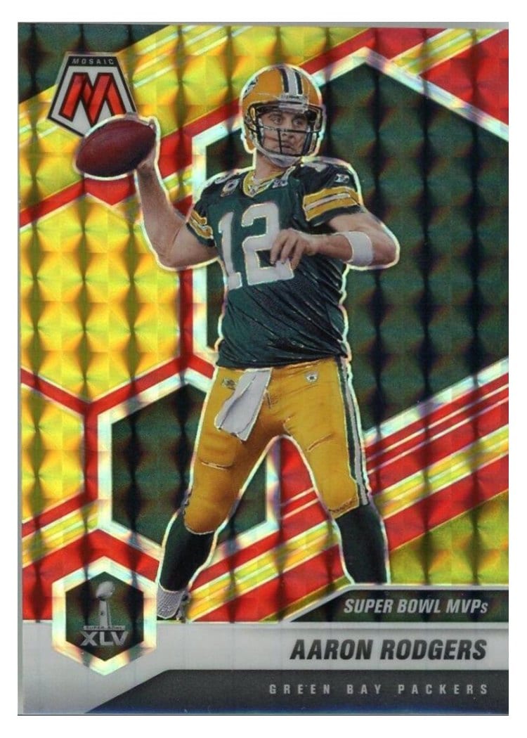 2021 Panini Mosaic Base Set Aaron Rodgers #289 card