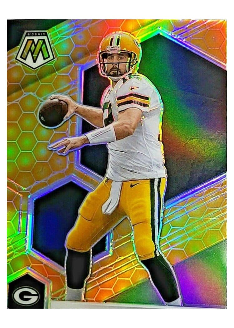 2021 Panini Mosaic Base Set Aaron Rodgers #79 card