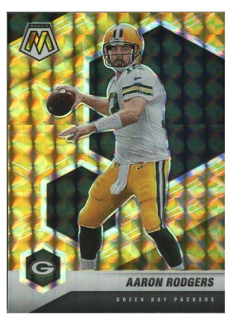 2021 Panini Mosaic Base Set Aaron Rodgers #79 card