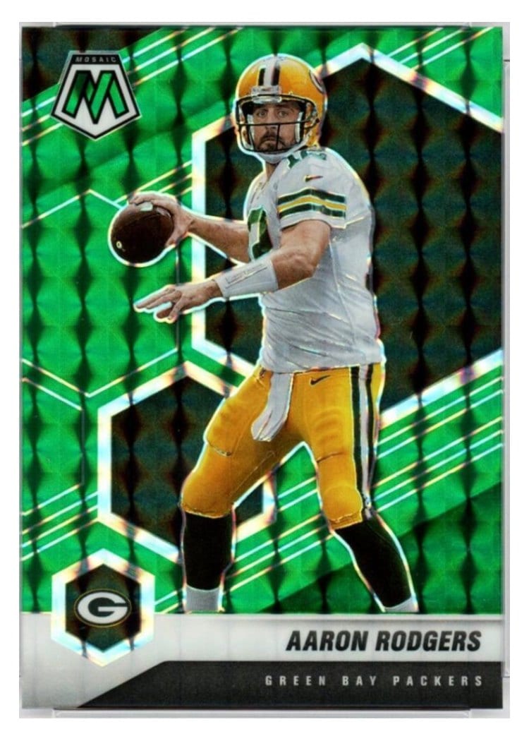 2021 Panini Mosaic Base Set Aaron Rodgers #79 card
