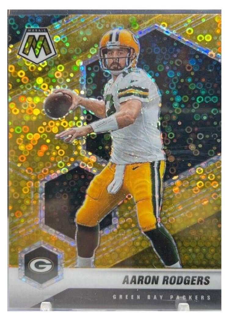 2021 Panini Mosaic Base Set Aaron Rodgers #79 card
