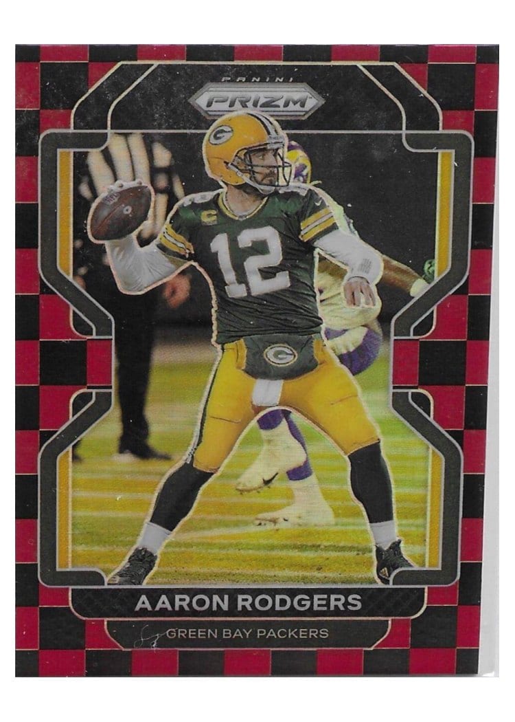2021 Panini Prizm Base Set Aaron Rodgers #138 card