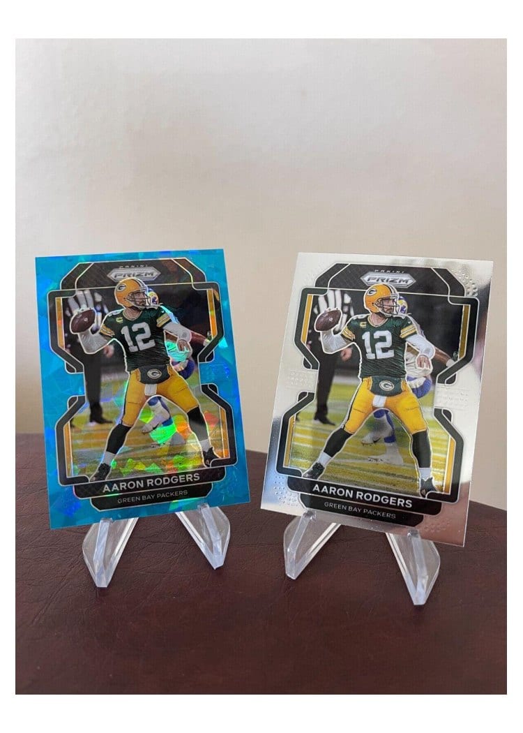 2021 Panini Prizm Base Set Aaron Rodgers #138 card