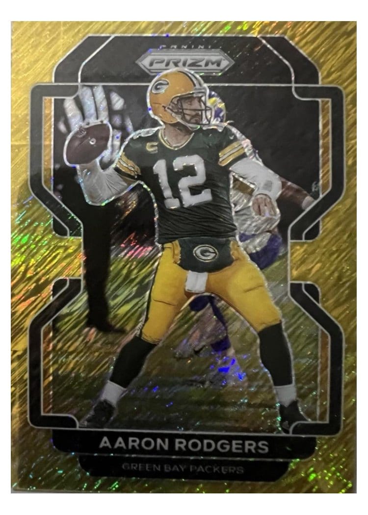 2021 Panini Prizm Base Set Aaron Rodgers #138 card