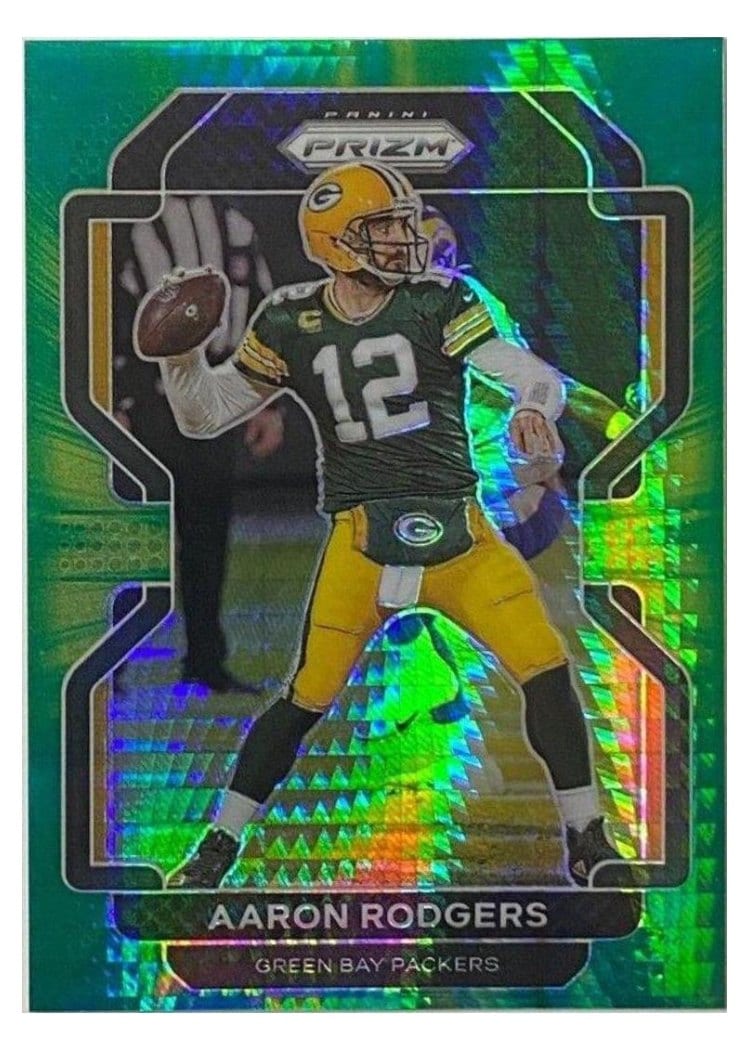 2021 Panini Prizm Base Set Aaron Rodgers #138 card