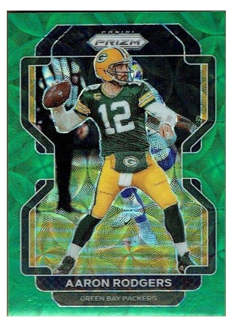 2021 Panini Prizm Base Set Aaron Rodgers #138 card