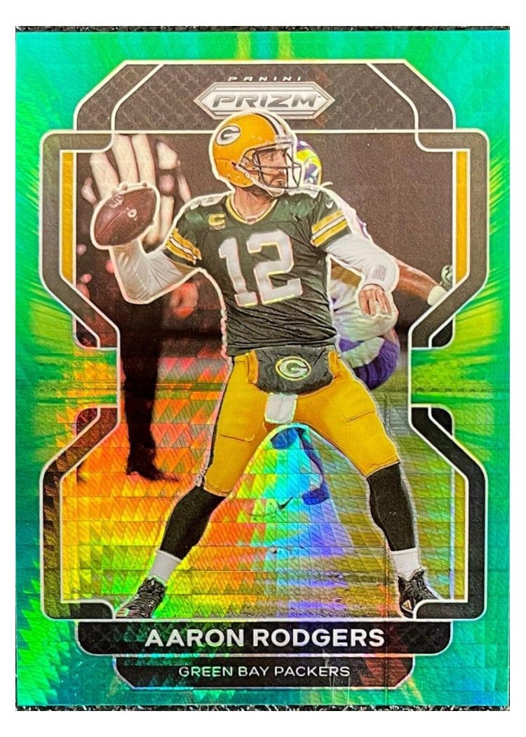 2021 Panini Prizm Base Set Aaron Rodgers #138 card