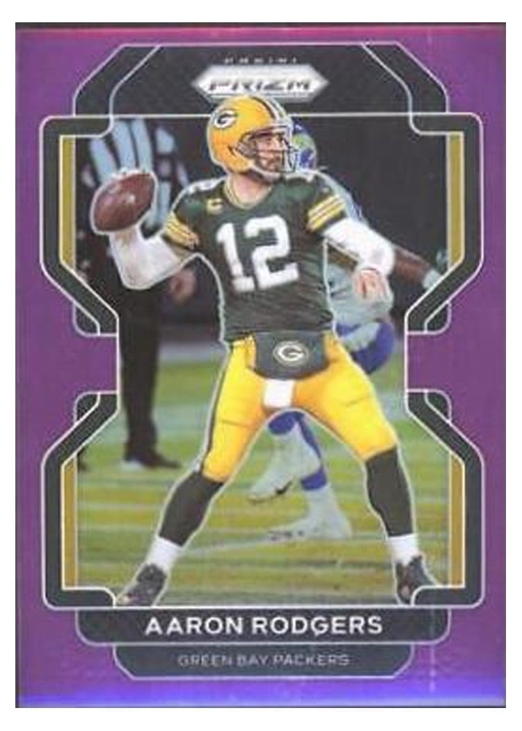 2021 Panini Prizm Base Set Aaron Rodgers #138 card