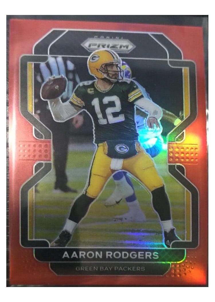 2021 Panini Prizm Base Set Aaron Rodgers #138 card