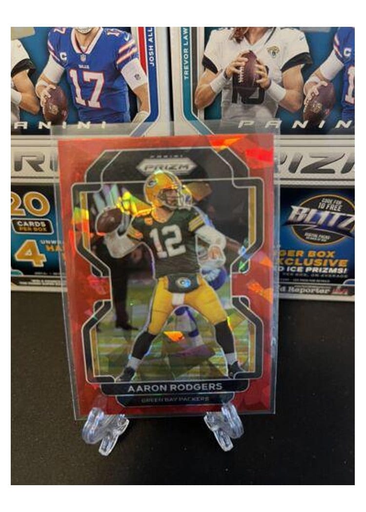 2021 Panini Prizm Base Set Aaron Rodgers #138 card