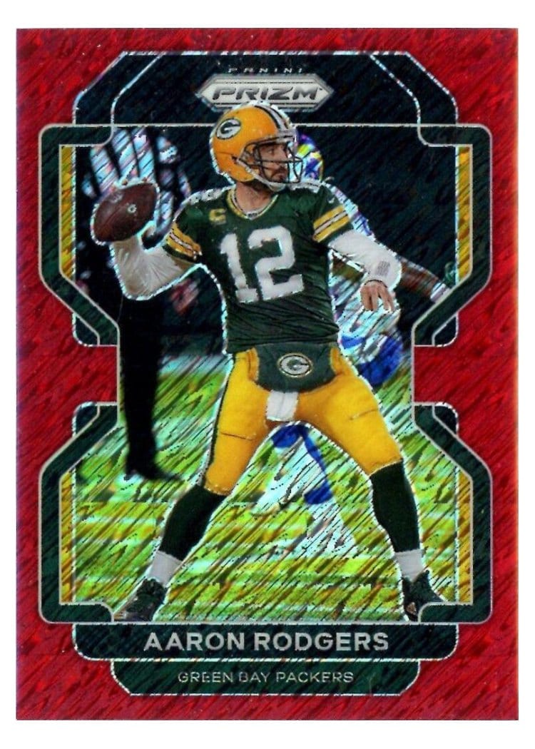 2021 Panini Prizm Base Set Aaron Rodgers #138 card