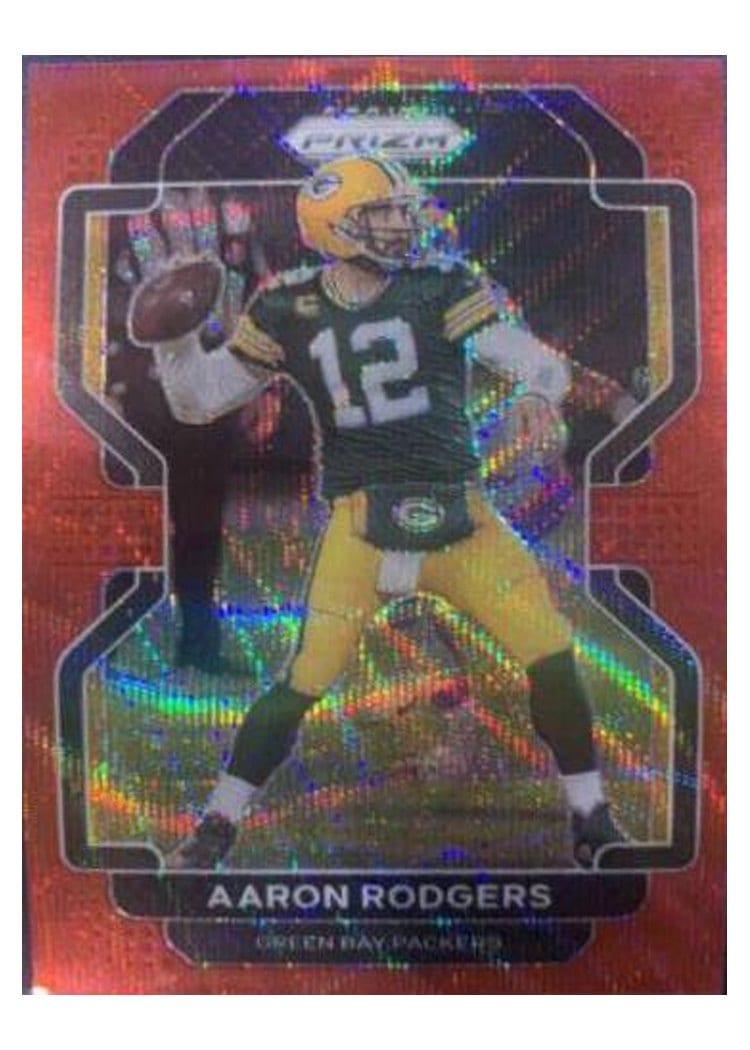 2021 Panini Prizm Base Set Aaron Rodgers #138 card