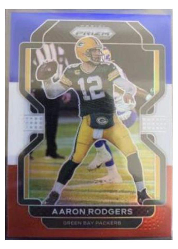 2021 Panini Prizm Base Set Aaron Rodgers #138 card