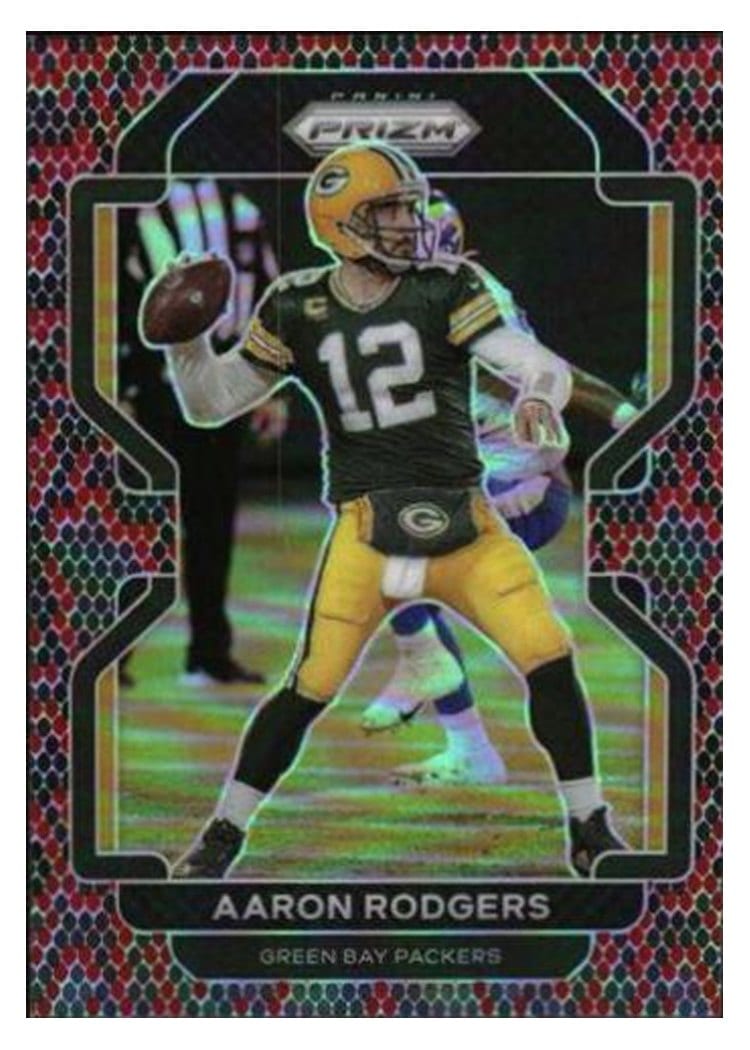 2021 Panini Prizm Base Set Aaron Rodgers #138 card