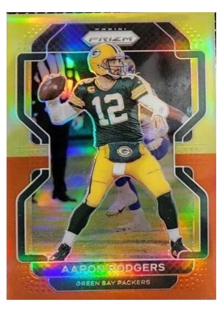 2021 Panini Prizm Base Set Aaron Rodgers #138 card