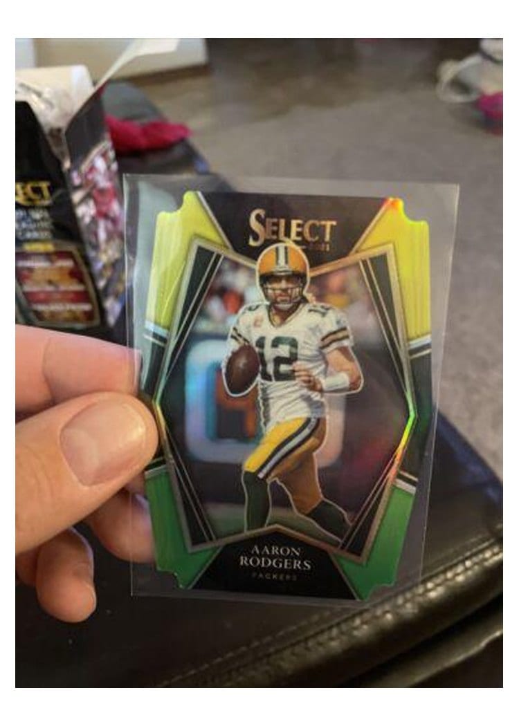 2021 Panini Select Base Set Aaron Rodgers #114 card