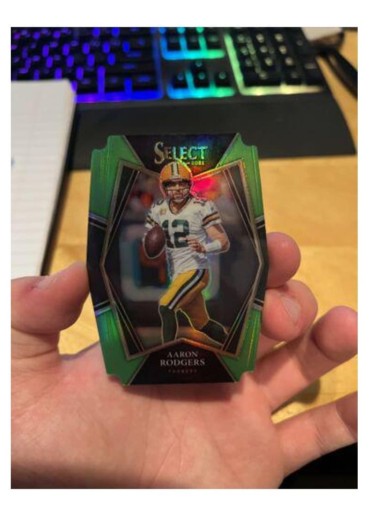 2021 Panini Select Base Set Aaron Rodgers #114 card