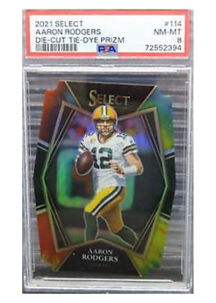 2021 Panini Select Base Set Aaron Rodgers #114 card