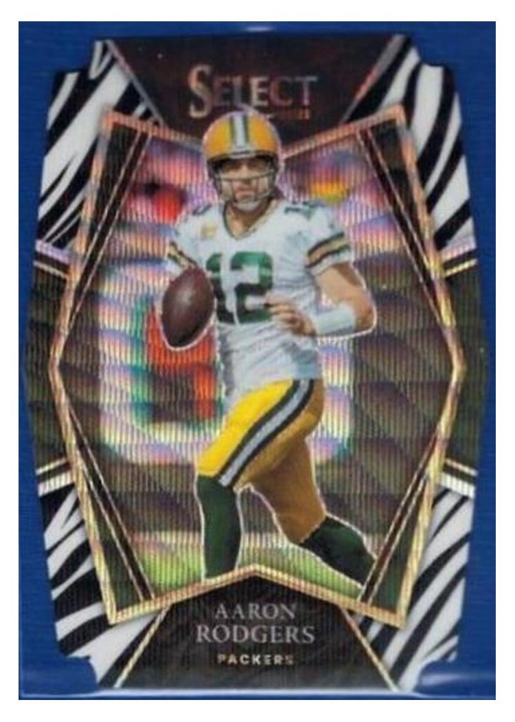 2021 Panini Select Base Set Aaron Rodgers #114 card