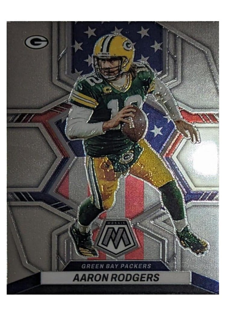 2022 Panini Mosaic Base Set Aaron Rodgers #252 card