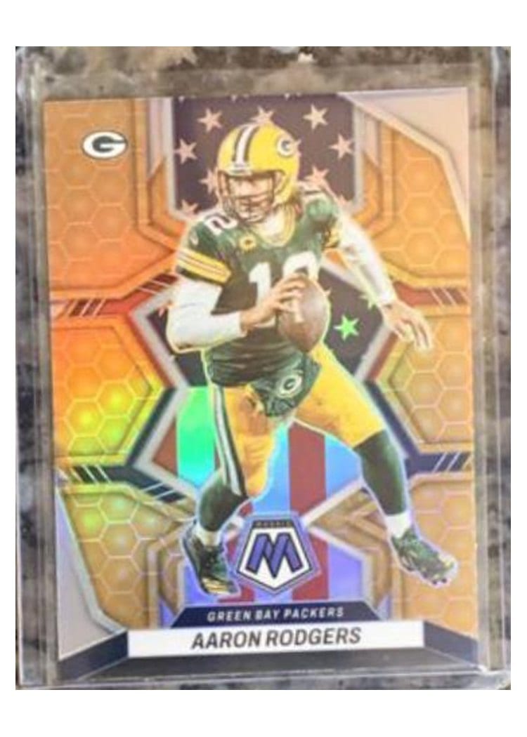 2022 Panini Mosaic Base Set Aaron Rodgers #252 card