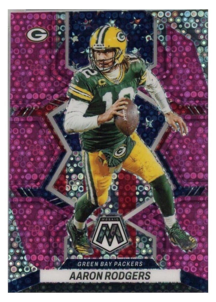 2022 Panini Mosaic Base Set Aaron Rodgers #252 card