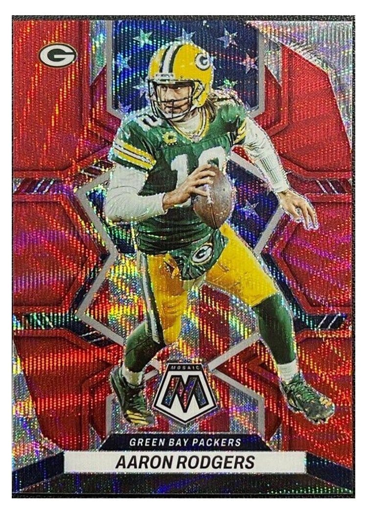 2022 Panini Mosaic Base Set Aaron Rodgers #252 card