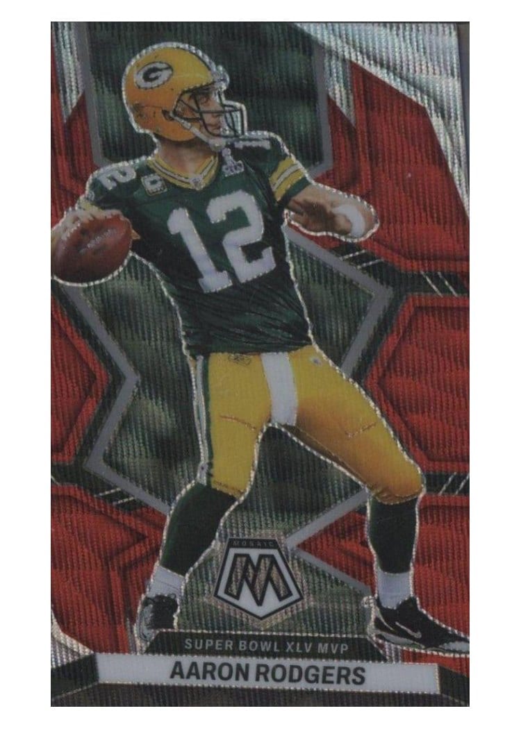 2022 Panini Mosaic Base Set Aaron Rodgers #294 card
