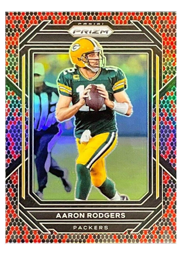 2022 Panini Prizm Base Set Aaron Rodgers #103 card