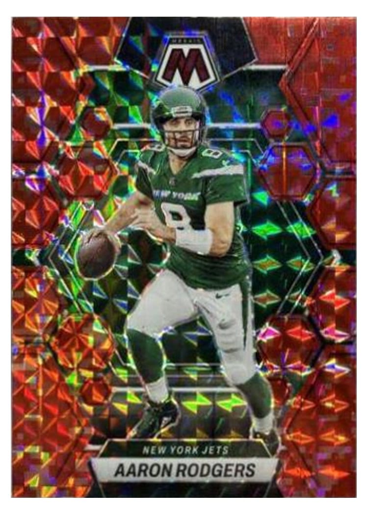 2023 Panini Mosaic Base Set Aaron Rodgers #82 card