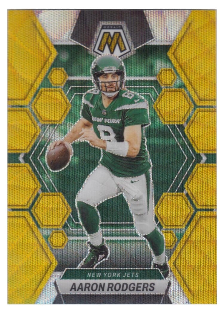 2023 Panini Mosaic Base Set Aaron Rodgers #82 card