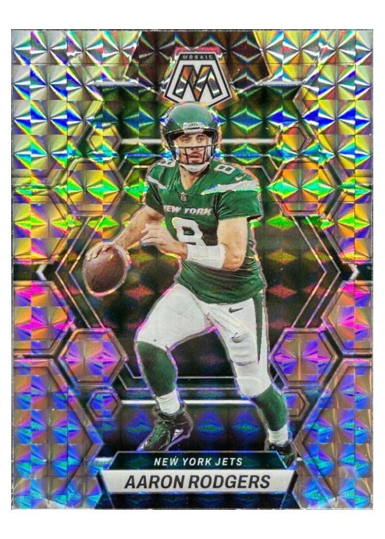 2023 Panini Mosaic Base Set Aaron Rodgers #82 card