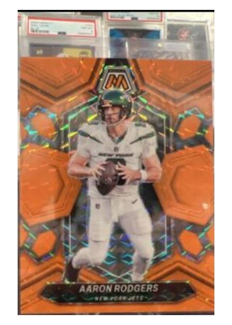 2023 Panini Mosaic Base Set Aaron Rodgers #82 card