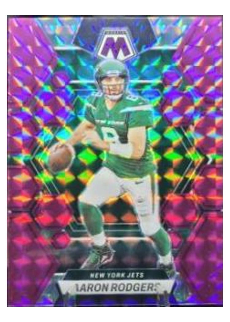 2023 Panini Mosaic Base Set Aaron Rodgers #82 card