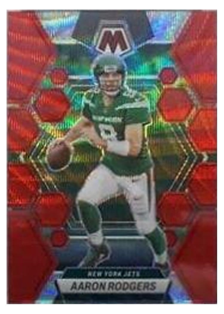 2023 Panini Mosaic Base Set Aaron Rodgers #82 card