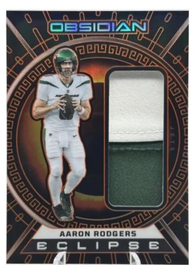 2023 Panini Obsidian Eclipse Aaron Rodgers #ECL-ARO card