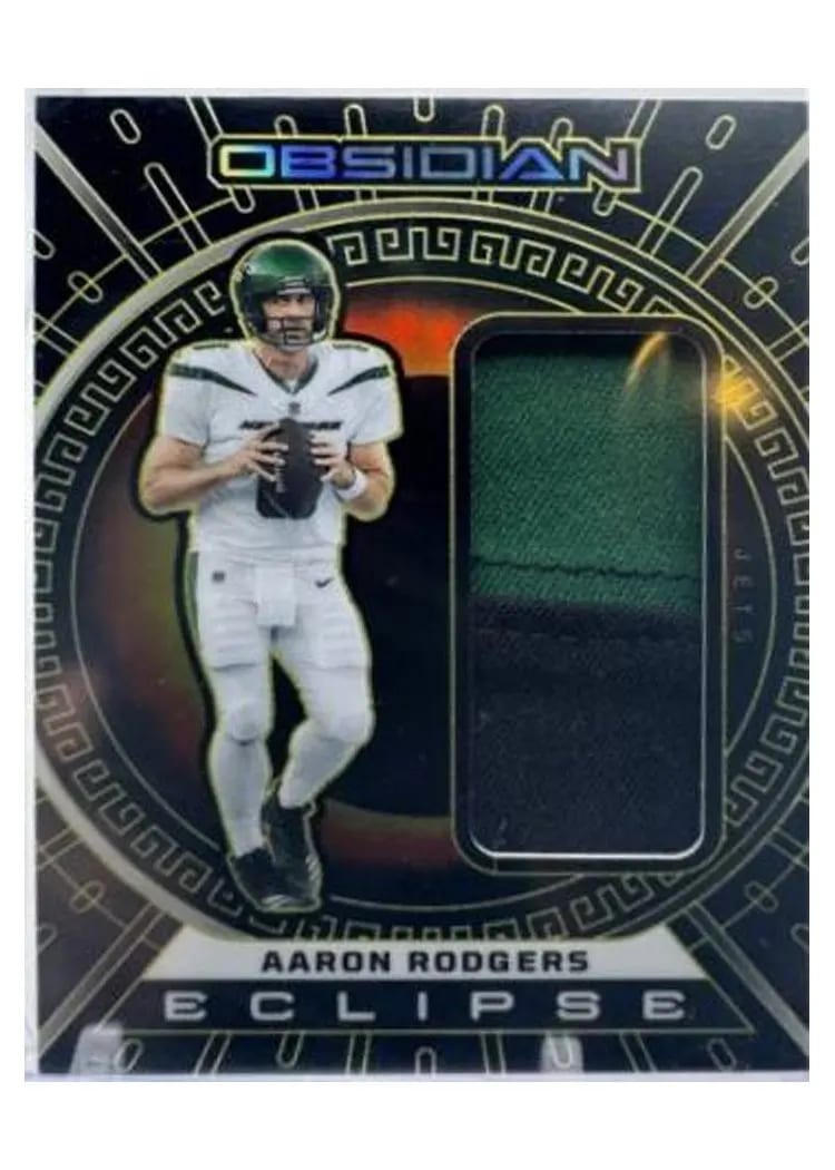 2023 Panini Obsidian Eclipse Aaron Rodgers #ECL-ARO card