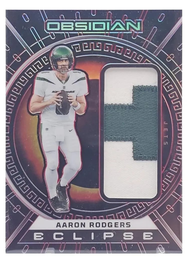 2023 Panini Obsidian Eclipse Aaron Rodgers #ECL-ARO card