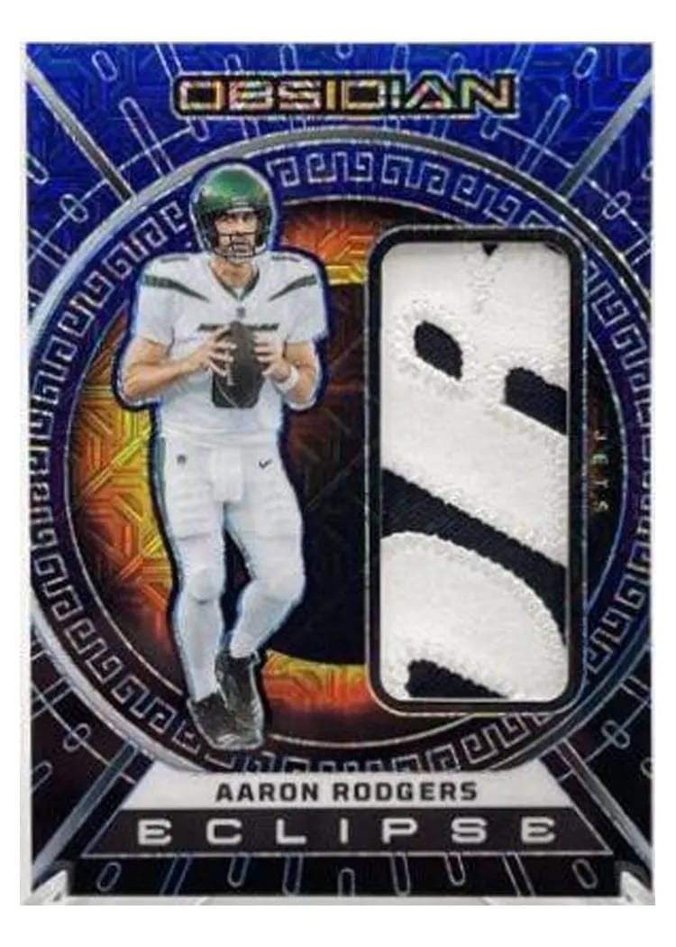 2023 Panini Obsidian Eclipse Aaron Rodgers #ECL-ARO card