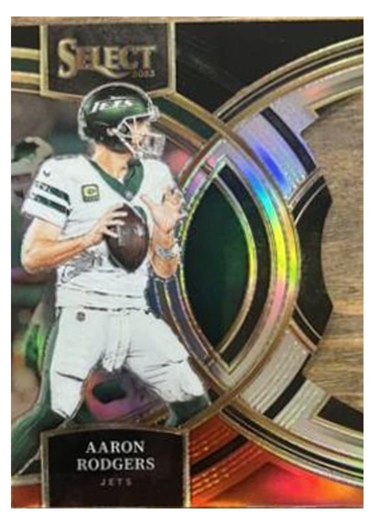 2023 Panini Select Base Set Aaron Rodgers #121 card