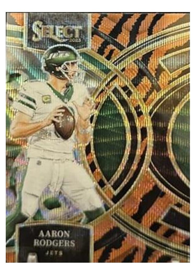 2023 Panini Select Base Set Aaron Rodgers #121 card